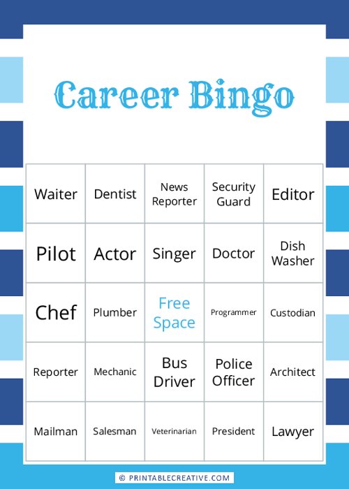 Career Bingo