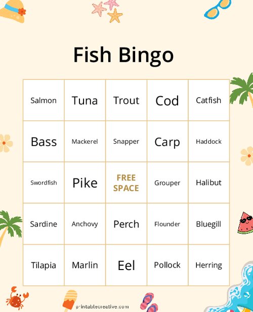 Fish Bingo