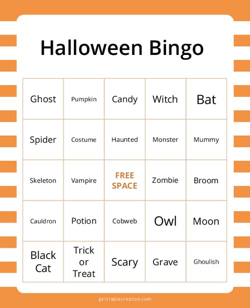 Halloween Bingo