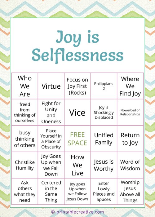 Joy is Selflessness