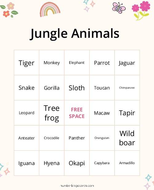 Jungle Animals