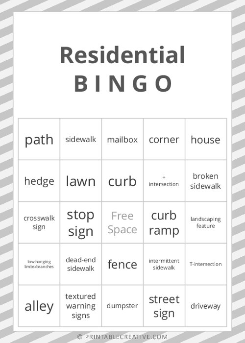 Residential | B I N G O