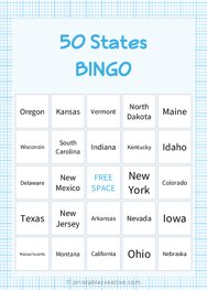 50 States |BINGO