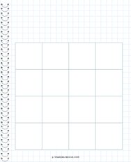 4x4 Blank Notebook Bingo