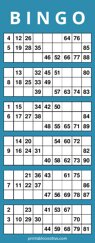 90 Number Bingo