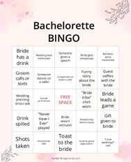 Bachelorette Bingo