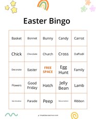 Easter Bingo