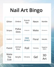 Nail Art Bingo