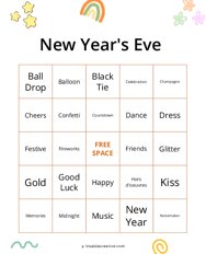 New Years Eve Bingo