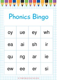Phonics Bingo