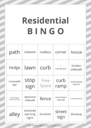 Residential | B I N G O