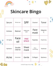 Skincare Bingo