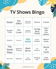TV Shows Bingo