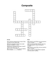 Composite Word Scramble Puzzle