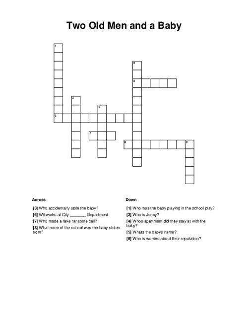 two-old-men-and-a-baby-crossword-puzzle