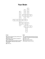 Your Brain Crossword Puzzle