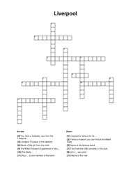 Liverpool Crossword Puzzle