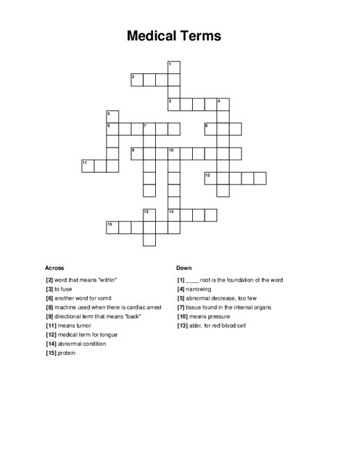 medical-terms-crossword-puzzle