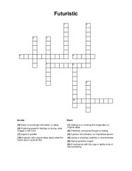 Futuristic Crossword Puzzle