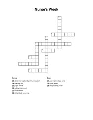 Nurse’s Week Crossword Puzzle