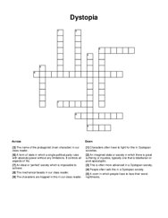 Dystopia Crossword Puzzle