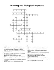 Learning and Biological approach Word Scramble Puzzle