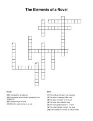 The Elements of a Novel Crossword Puzzle