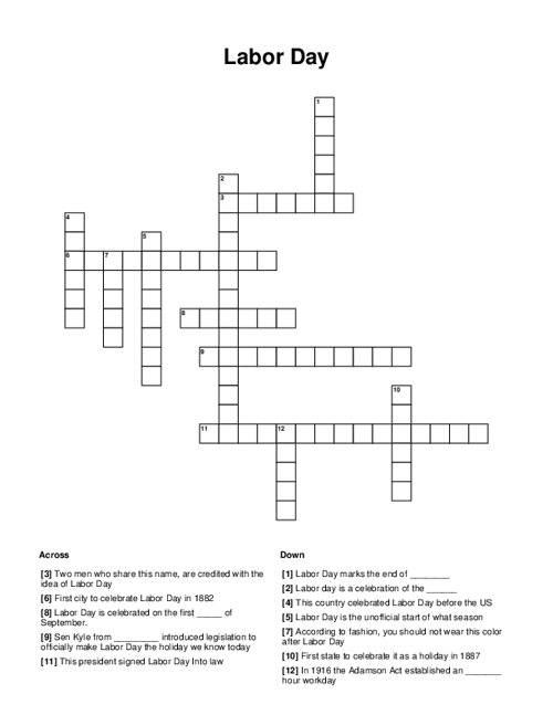 labor-day-crossword-puzzle