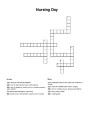 Nursing Day Crossword Puzzle