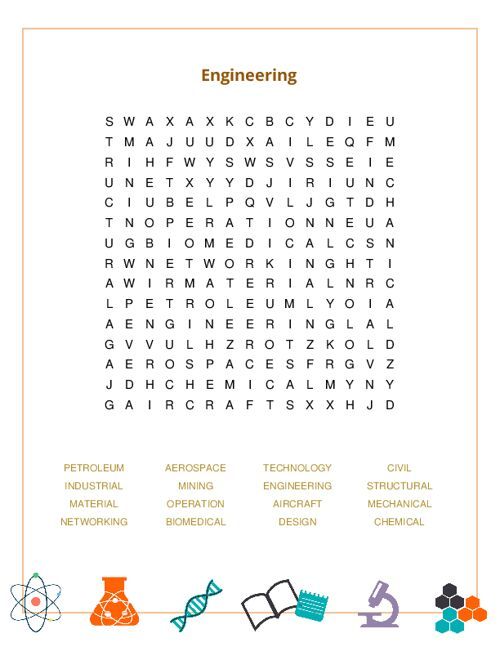 Engineering Word Search