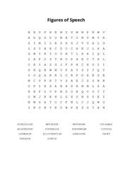 Figures of Speech Word Scramble Puzzle