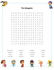 The Muppets Word Search Puzzle