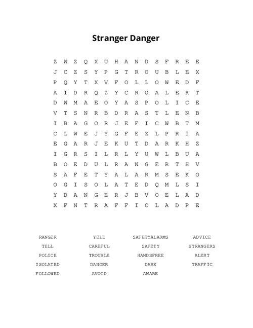 stranger-danger-word-search