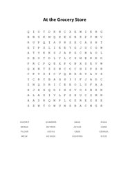 At the Grocery Store Word Search Puzzle