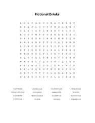 Fictional Drinks Word Search Puzzle