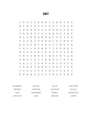 DBT Word Search Puzzle