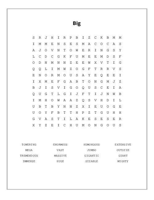 big-word-search