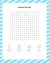 Catch of the Day Word Scramble Puzzle