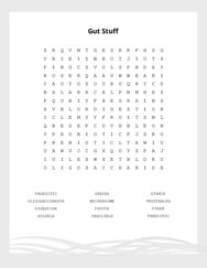 Gut Stuff Word Scramble Puzzle